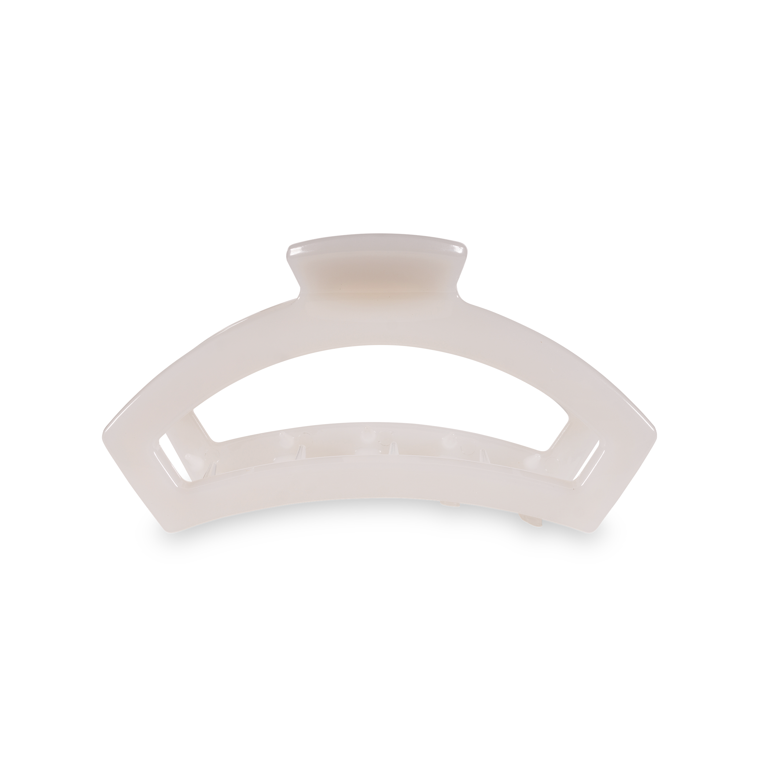 Open Hair Clip | Medium | Coconut White