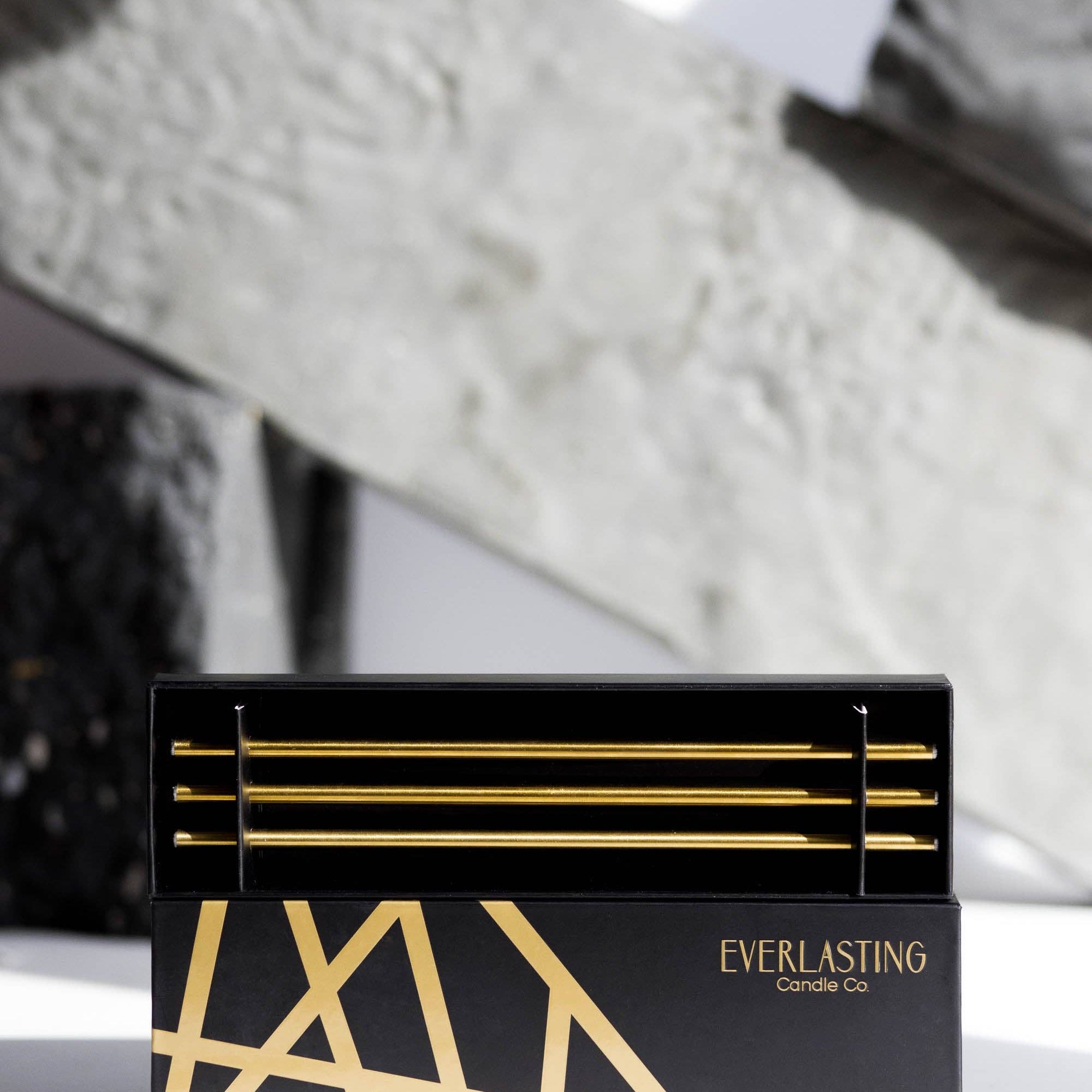 Gold Everlasting Candle – Reusable Steel Candles [x1 Pack]