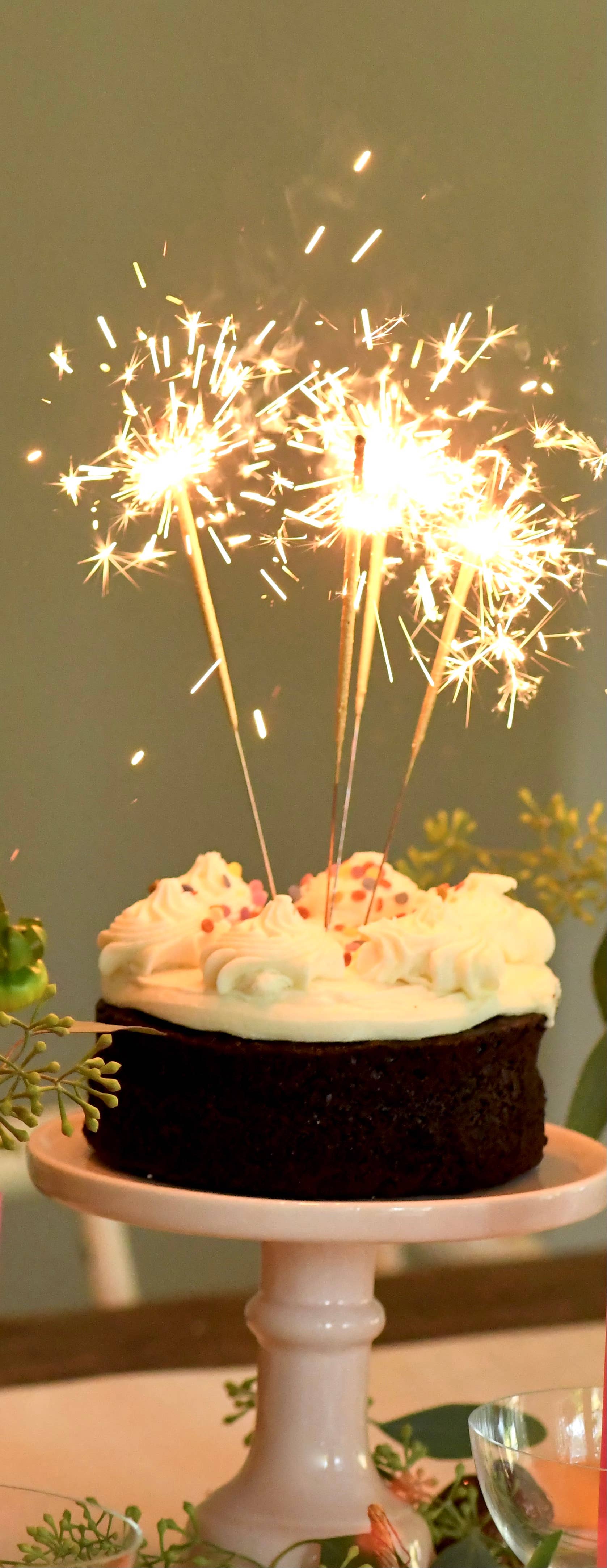 Wish 6.75" Sparkler Card - Celebrate - Gold -Assorted Colors