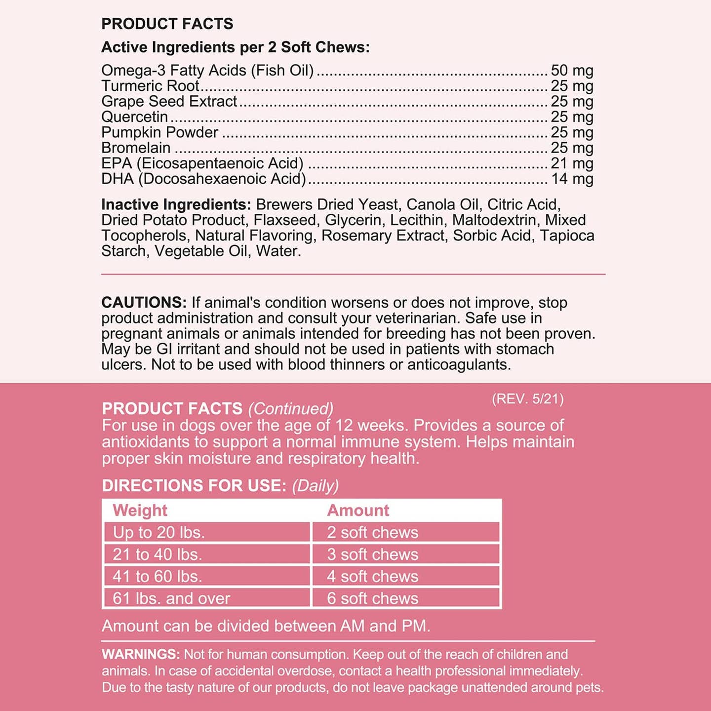 Allergy Chews with Antioxidants Dog Chew