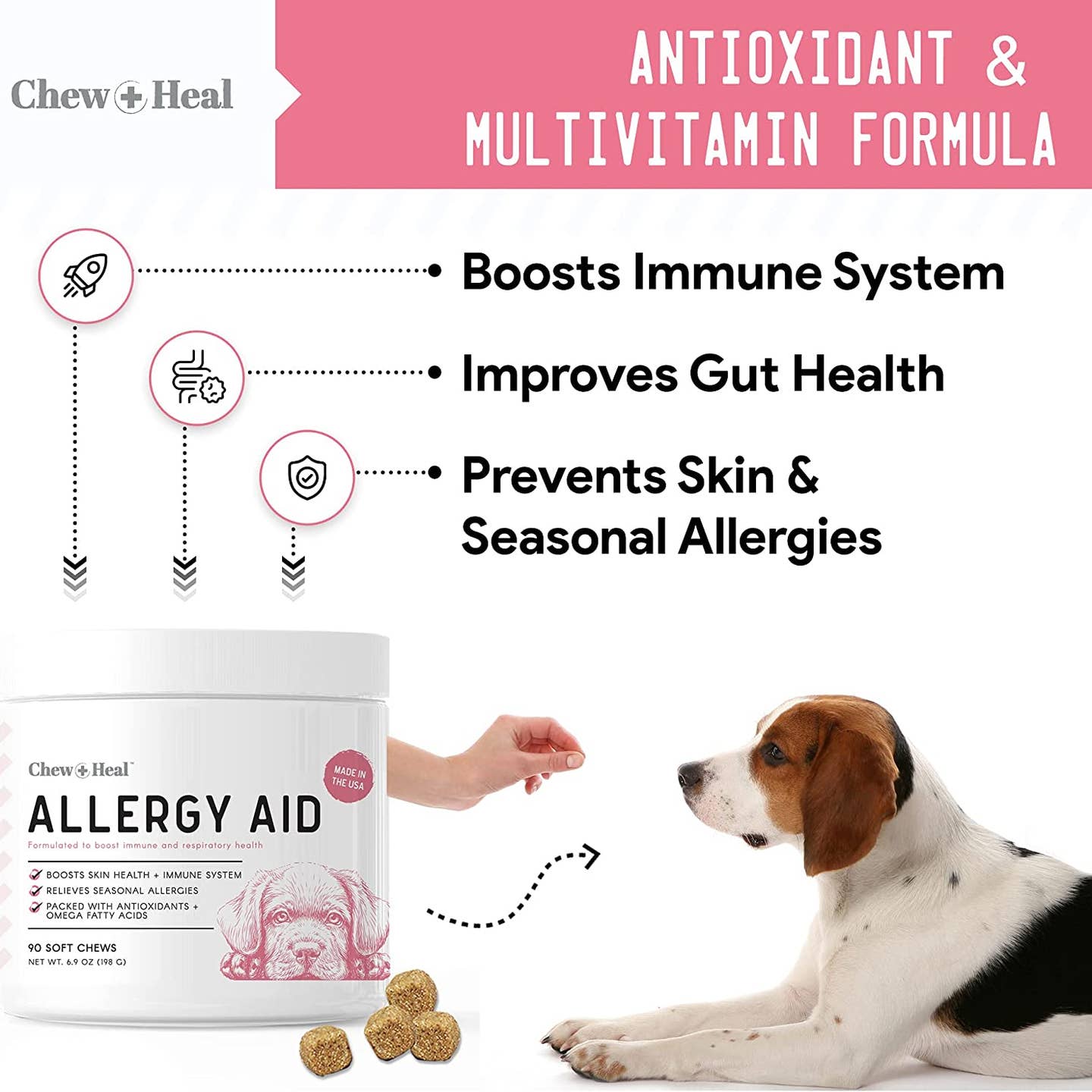 Allergy Chews with Antioxidants Dog Chew