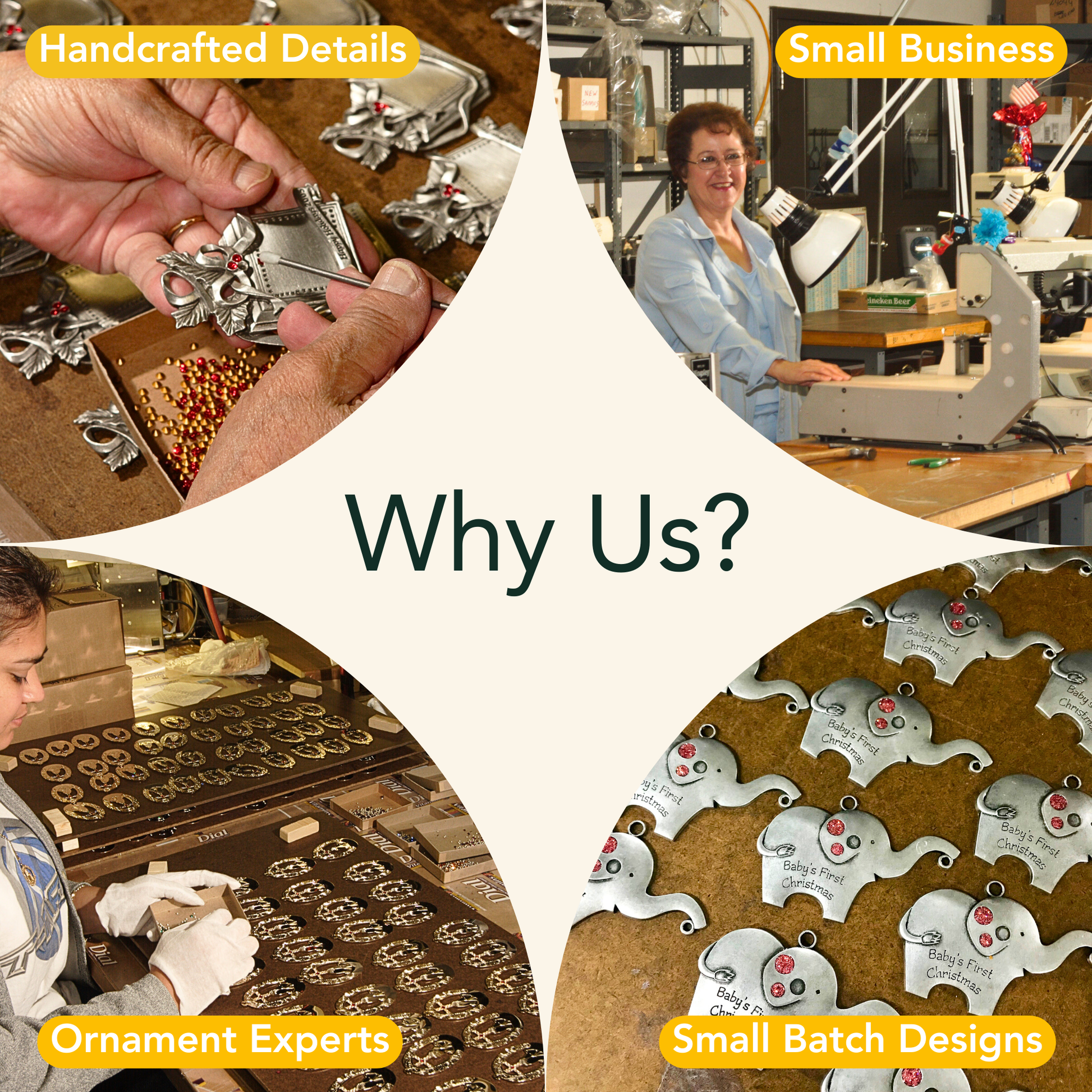 Woof Dog Bone Ornament with Bell