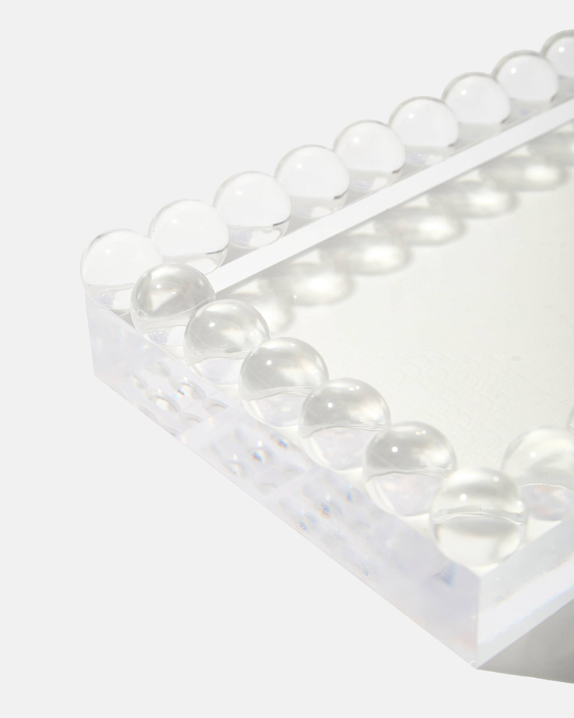 Medium Bubble Lucite Tray