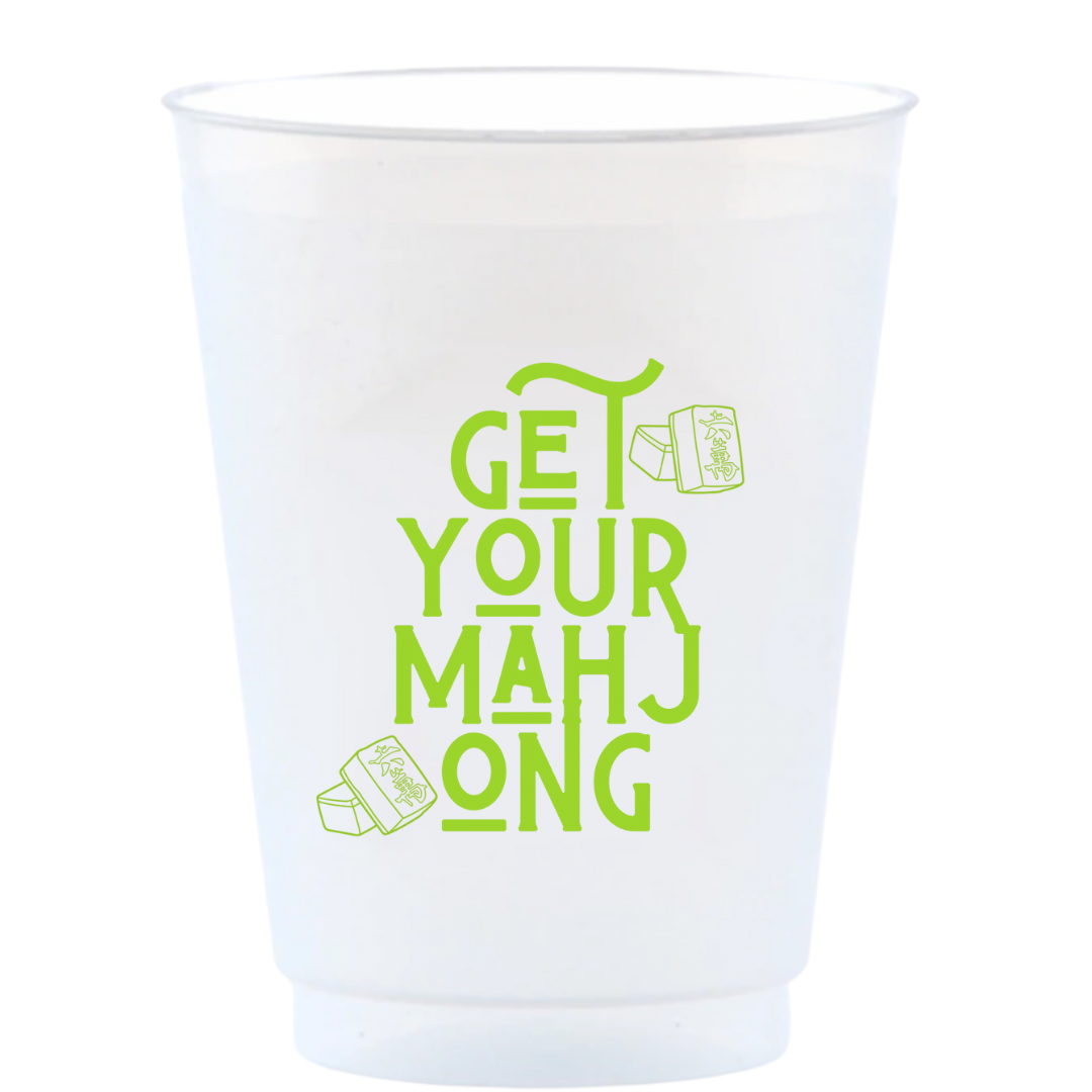Get Your Mahjong Reusable Frost Flex Cups