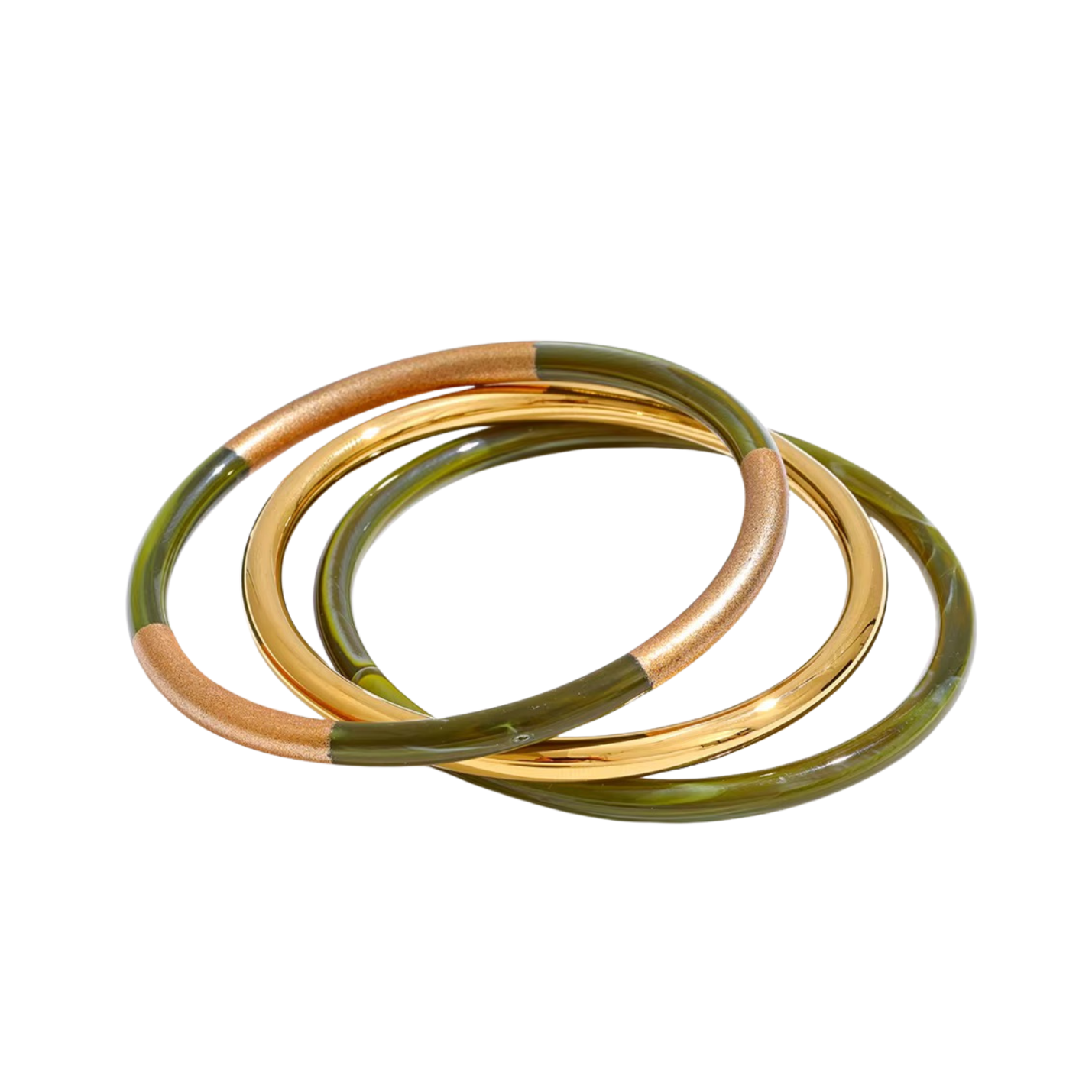 Claudia Green Trio Bangle Set