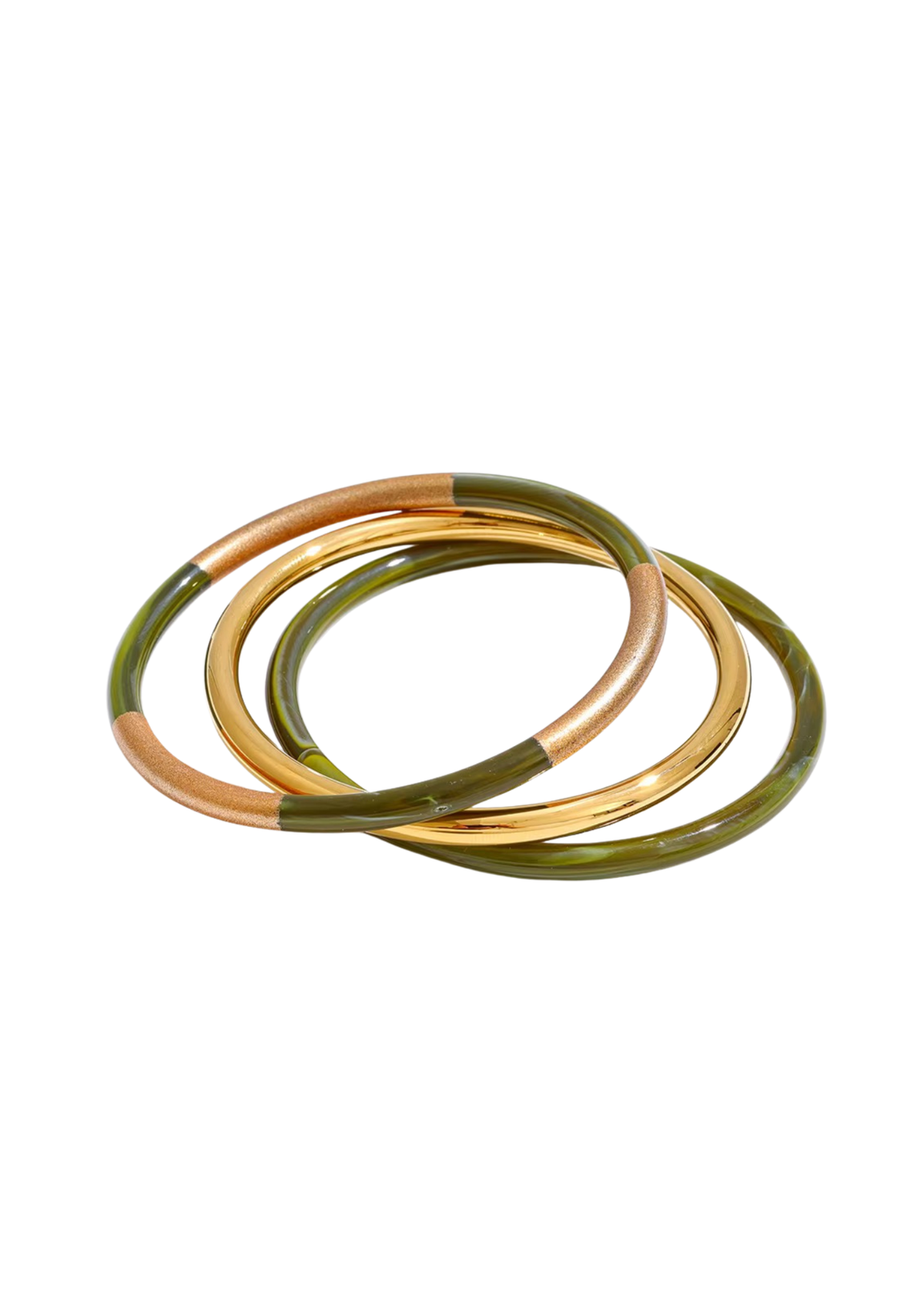 Claudia Green Trio Bangle Set