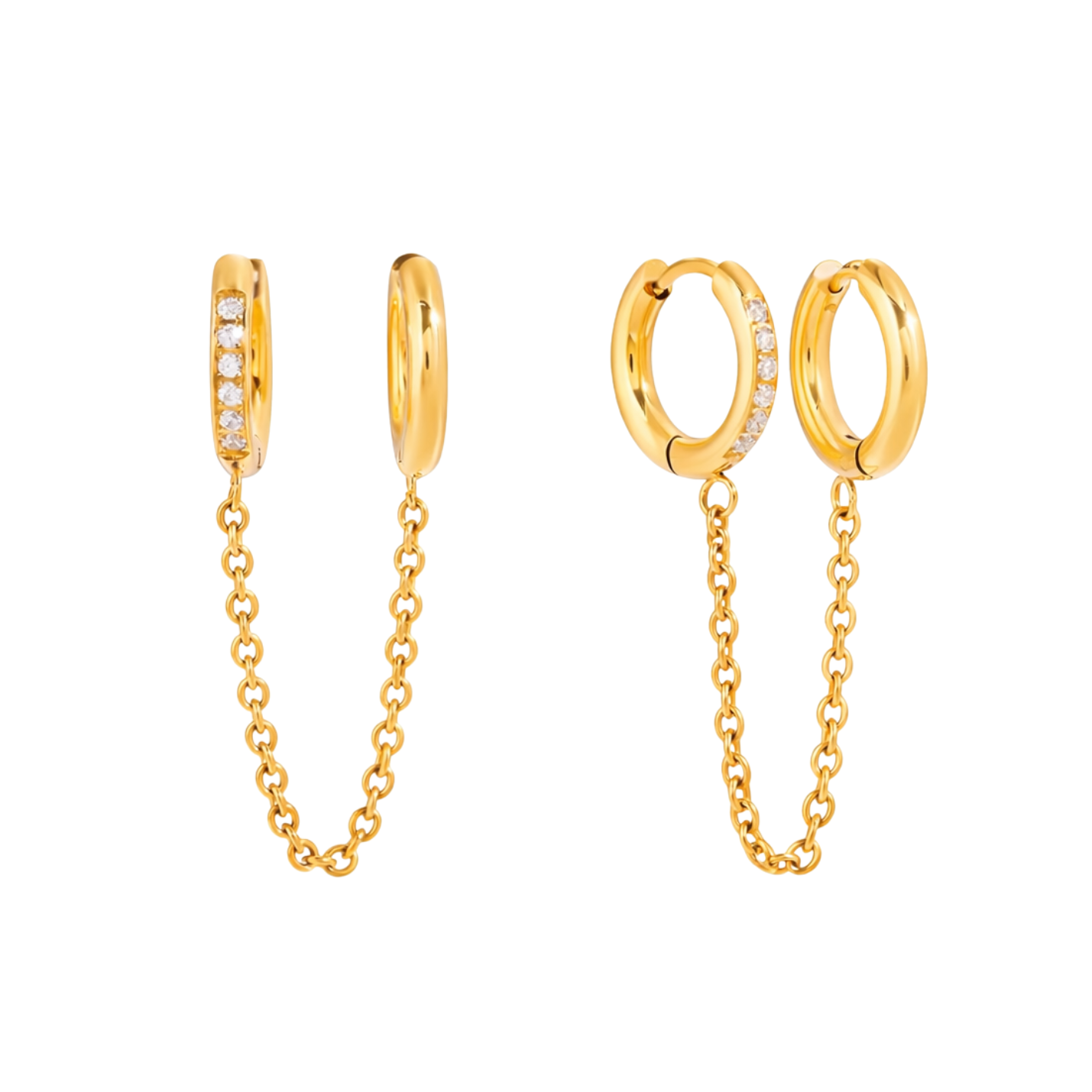 Estella Huggie Hoops