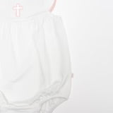 Pip Flutter Bubble - Pink Cross 0-3 mo