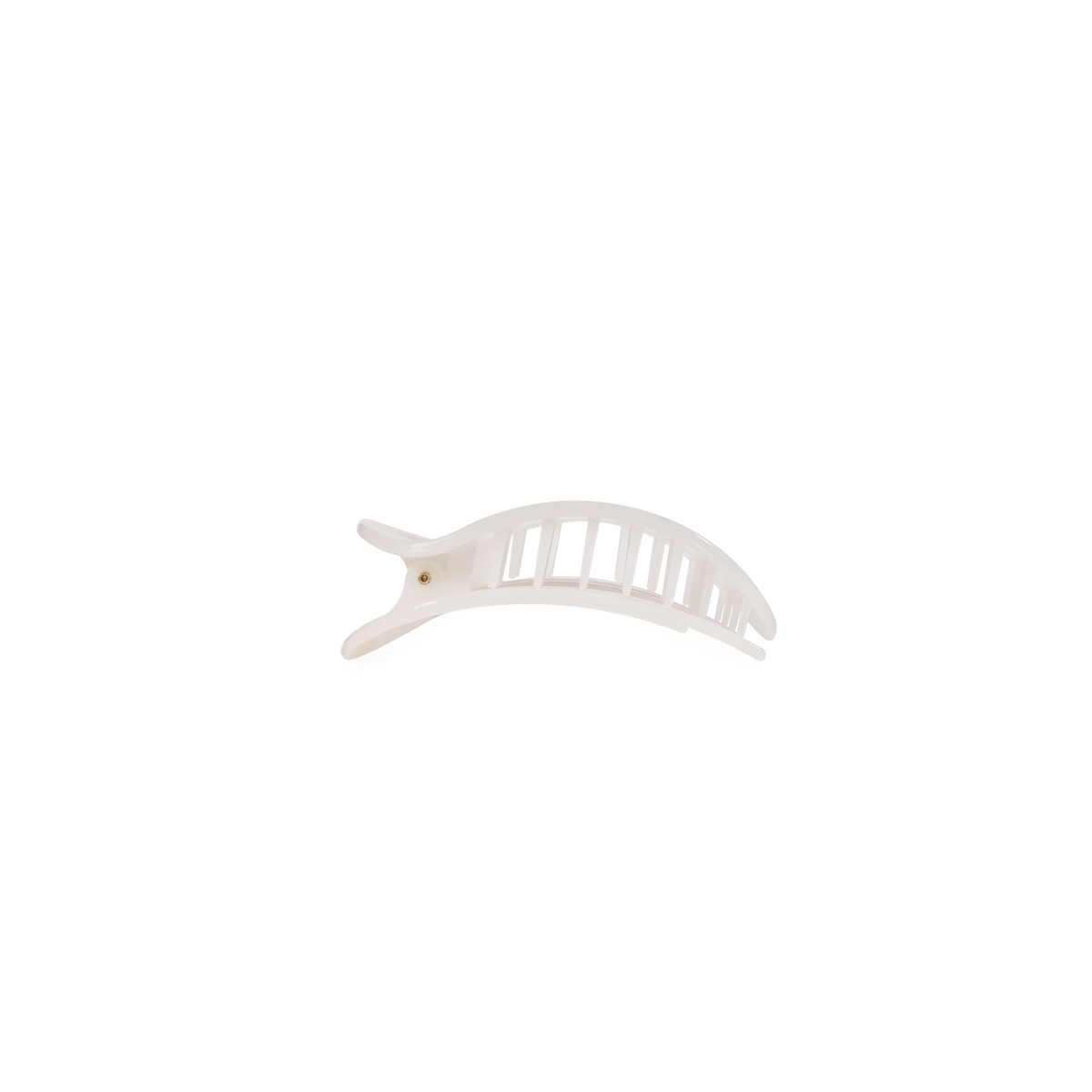 Coconut White | Tiny | Flat Round Clip
