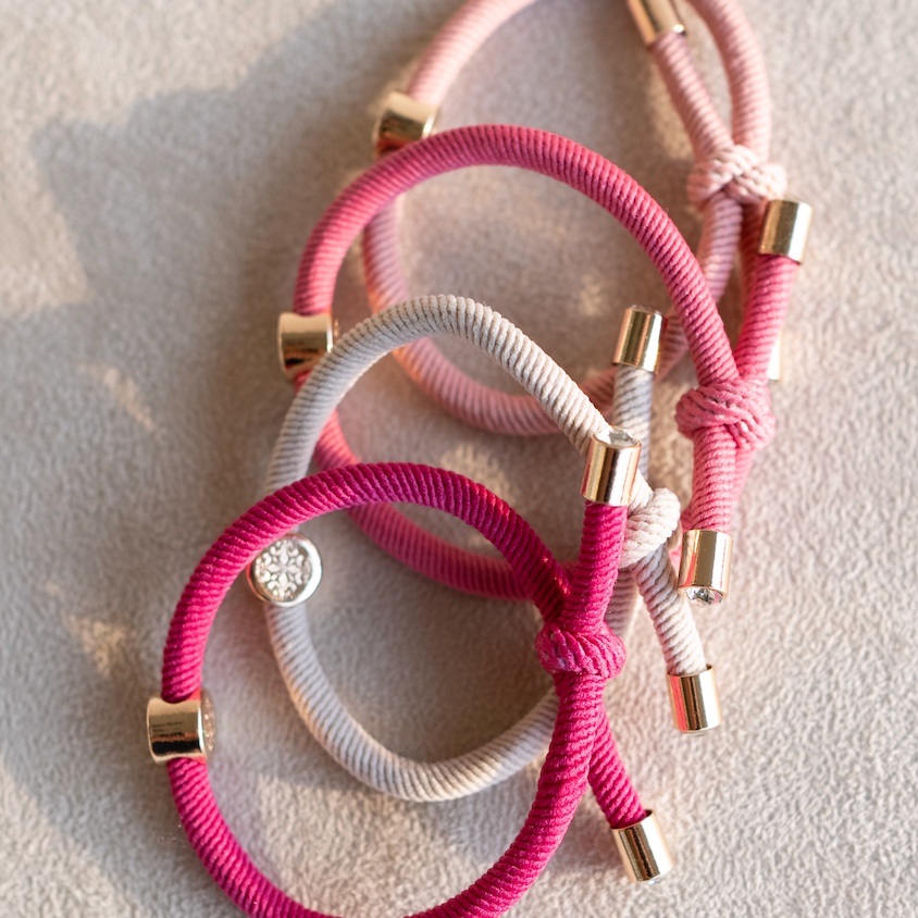 Original Smith & Co. Hair Tie Set - Pink