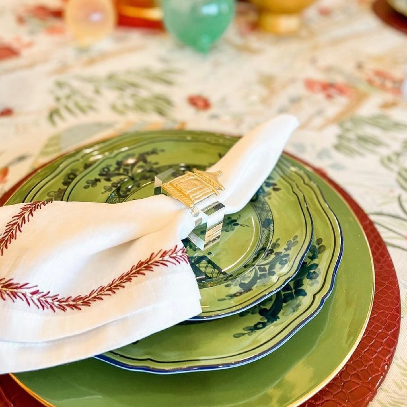 Pagoda Napkin Rings