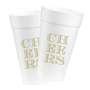 Cheers Cup Sleeve - Gold