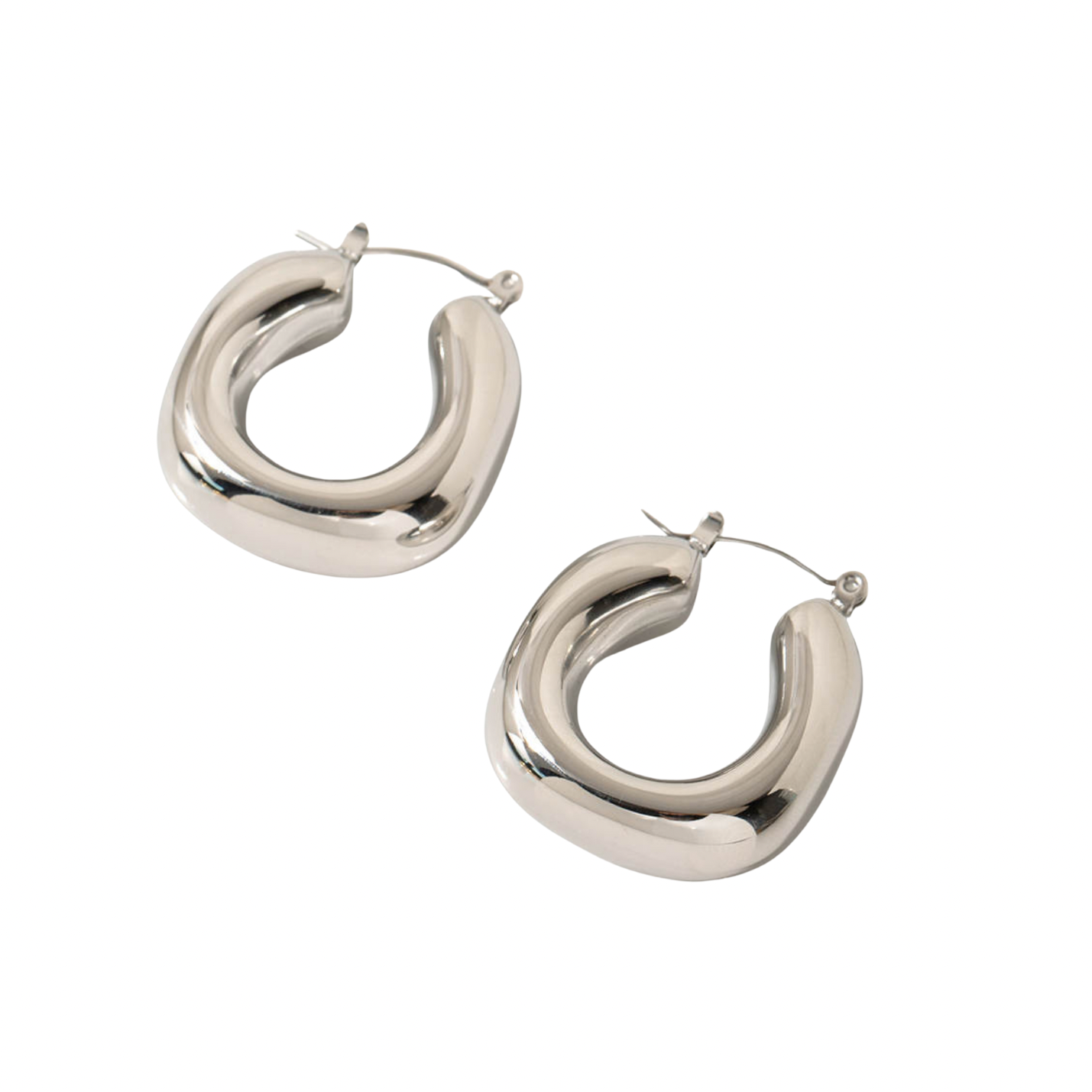Blair Hoops Silver