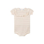 Baby Girls Pointelle Jacquard Knit Romper