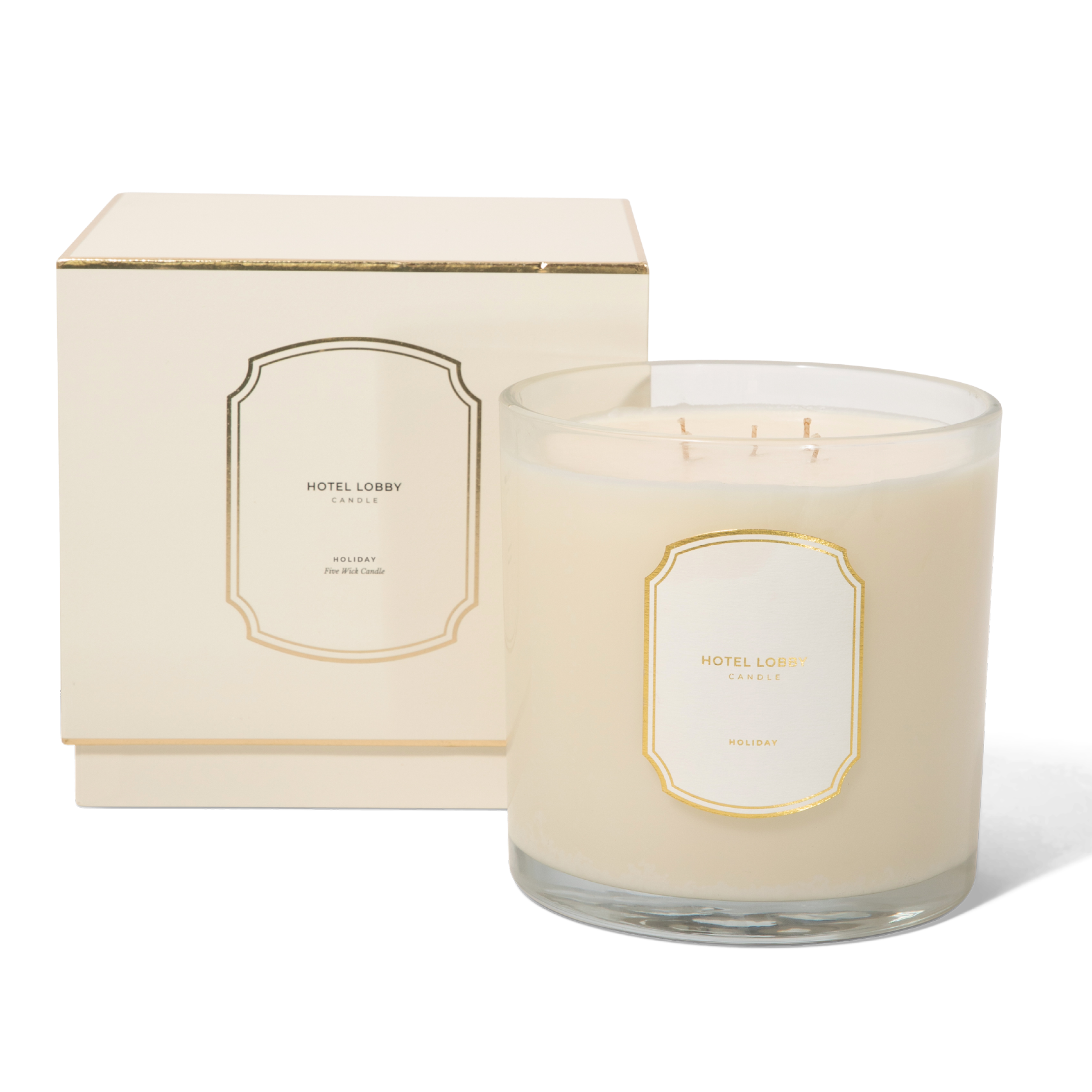 Holiday - Luxury Five Wick Soy Candle - 54 oz