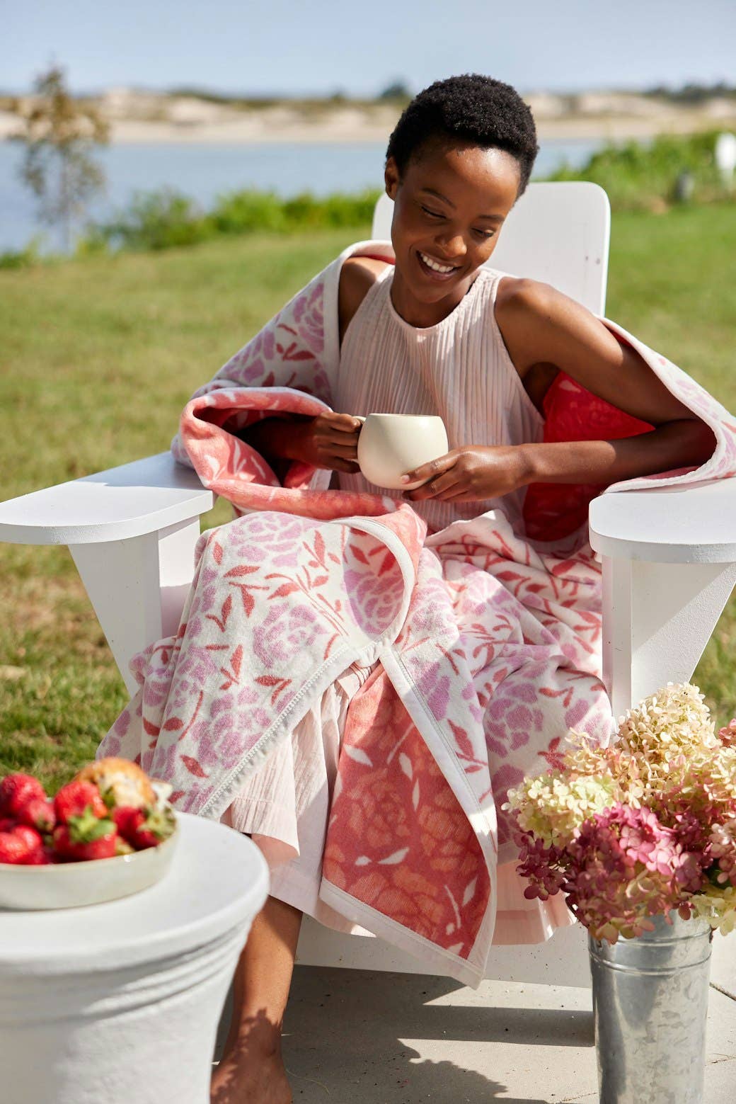 Peony Petals Blanket