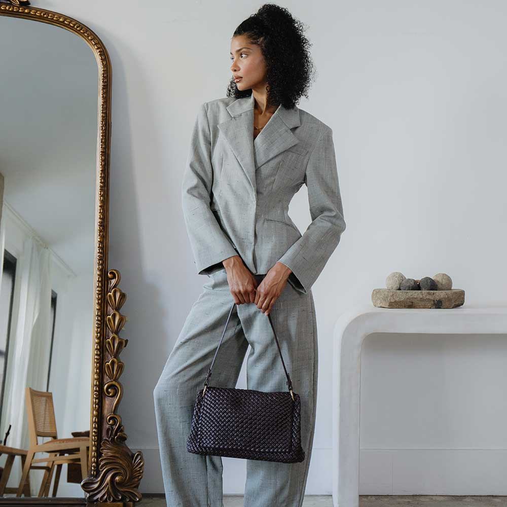 Natalia Saddle Recycled Vegan Shoulder Bag