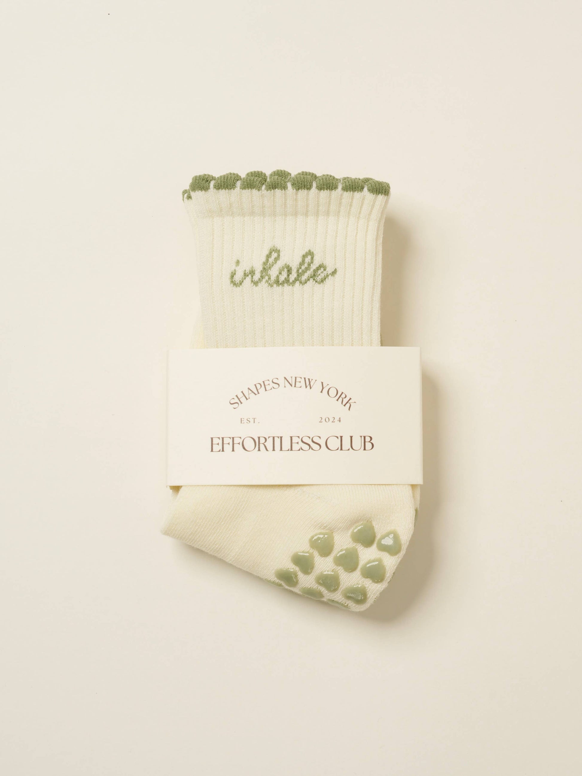 Inhale Exhale Grip Sock, Pilates Socks