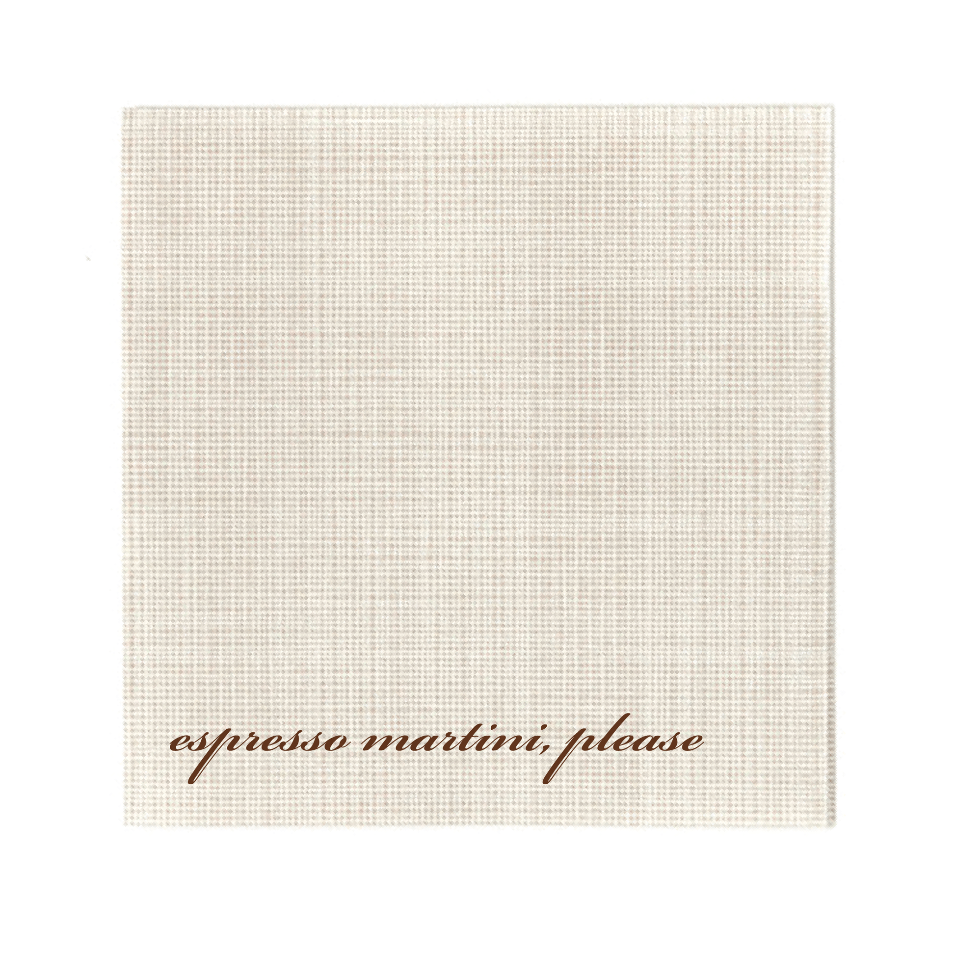 Espresso Martini, Please Napkin Set