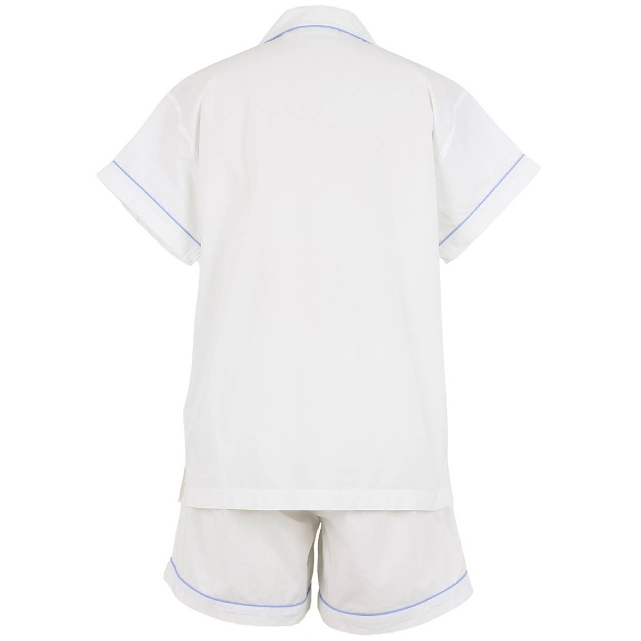 Logan Periwinkle Short Sleeve Shorty Pajamas