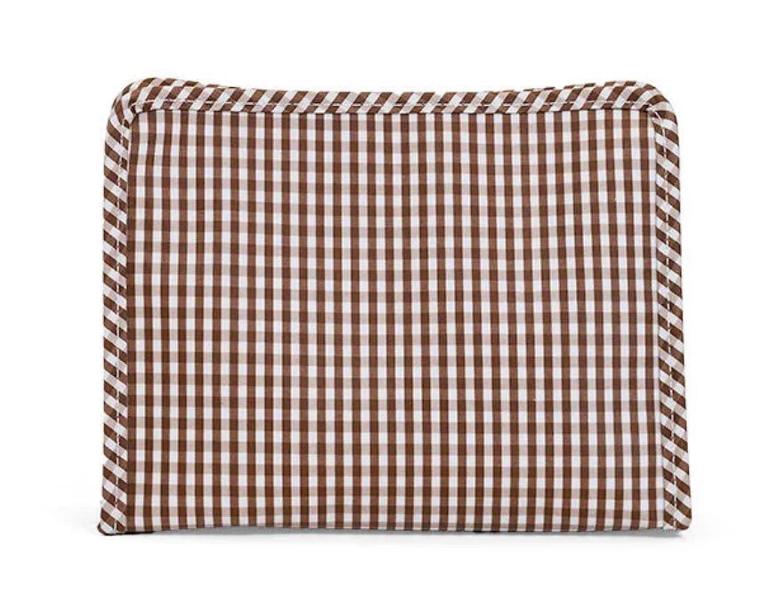 Roadie Medium Zip Pouch - Gingham Coco