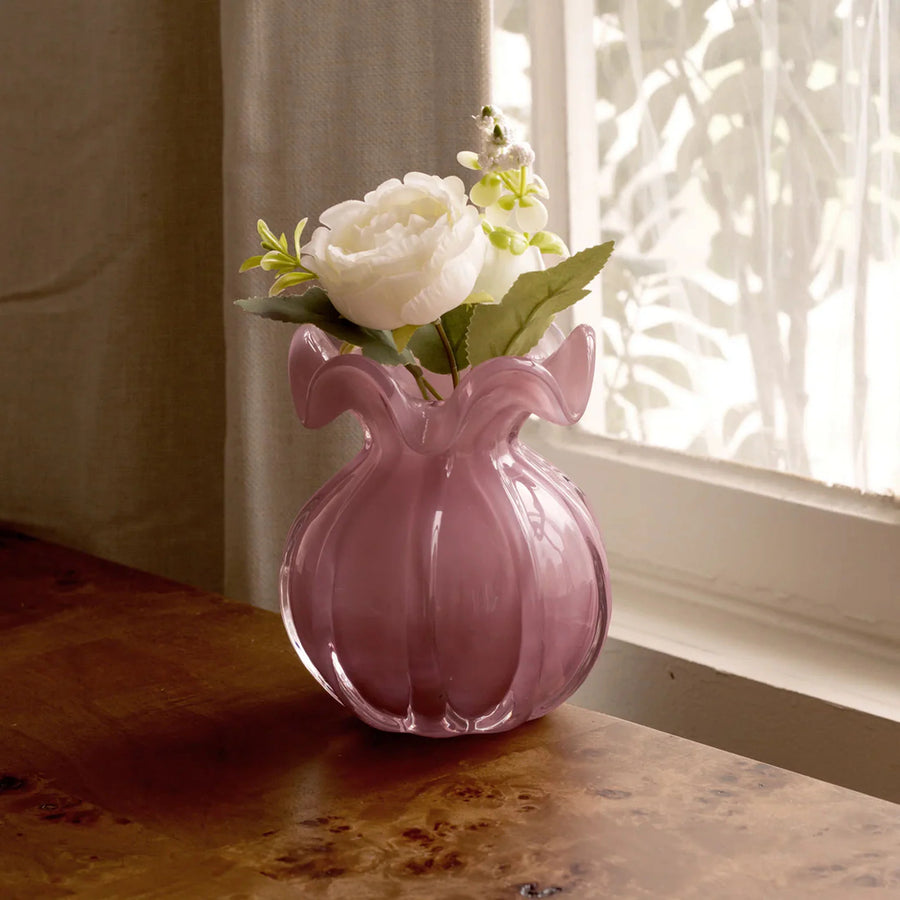 Small Vento Bud Vase in Plum