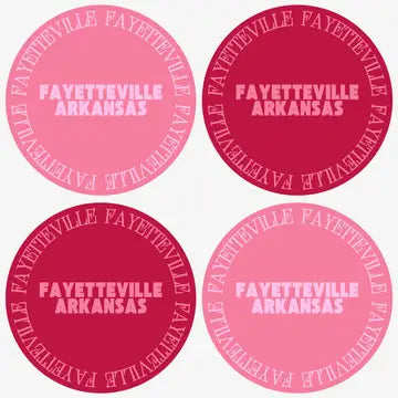 Fayetteville Arkansas Acrylic Coasters