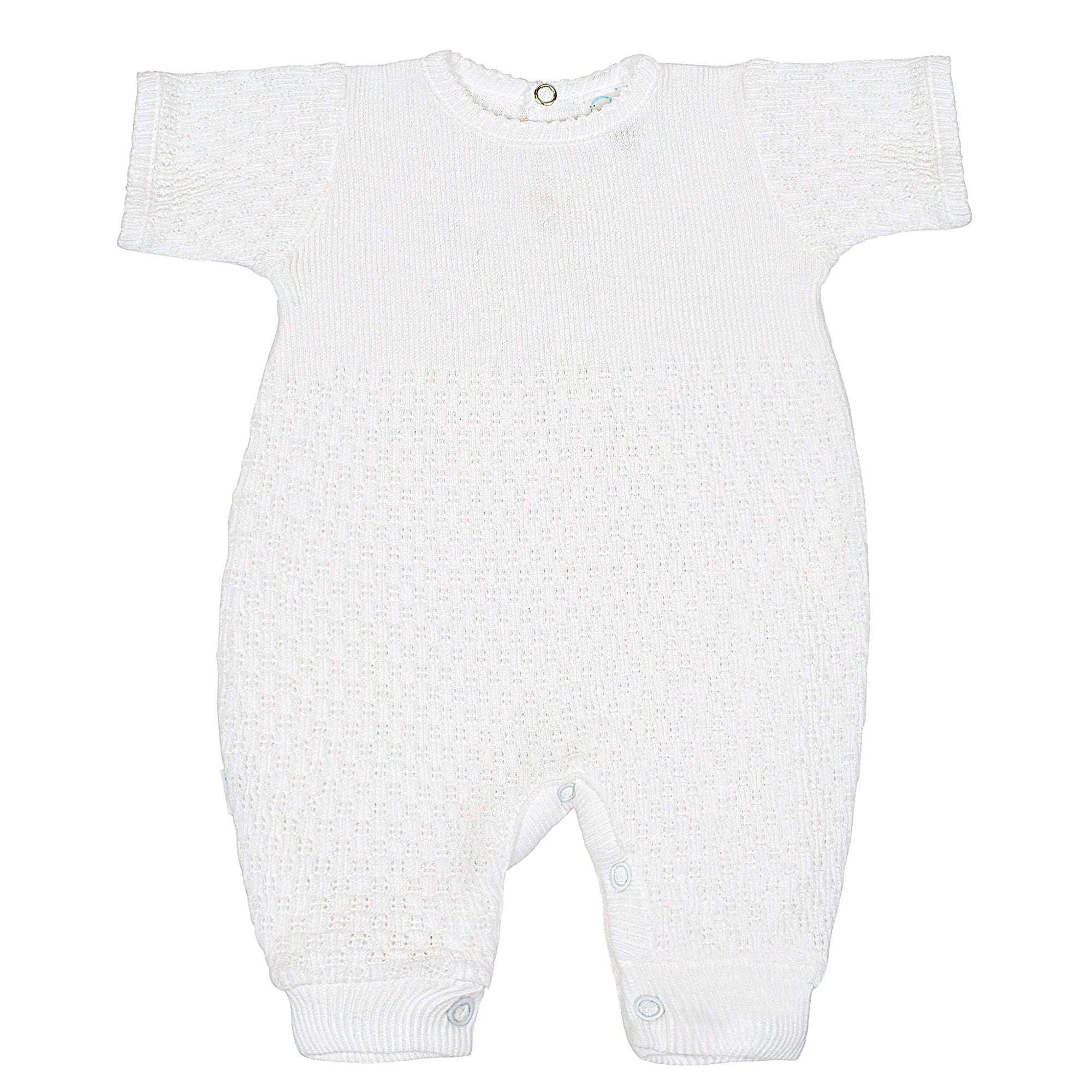 Paty Knit Romper Short Sleeve