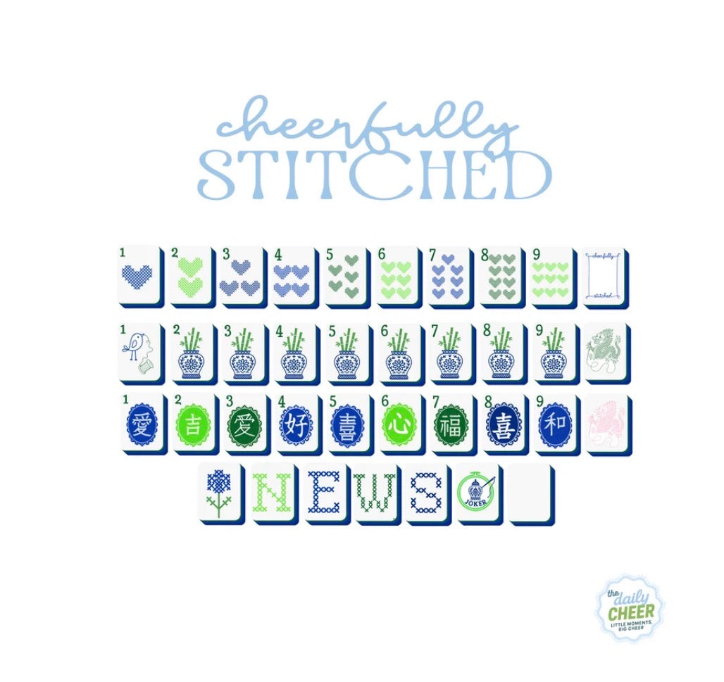 The Cheerfully Stitched Tiles