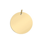 Gold Circle Charm Engraving