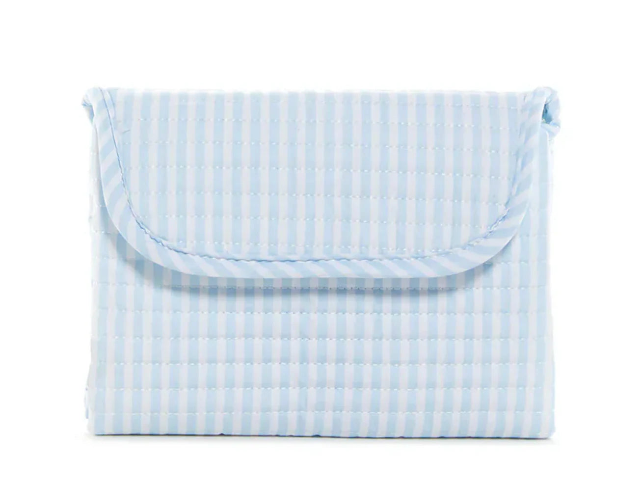 Quilted Changing Mat - Pimlico Stripe Blue