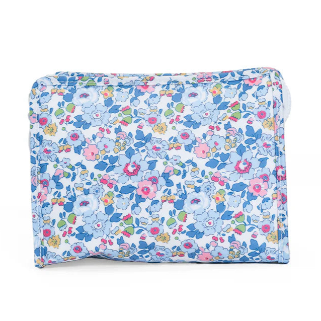 Large Roadie Bridgehampton Floral Zip Pouch