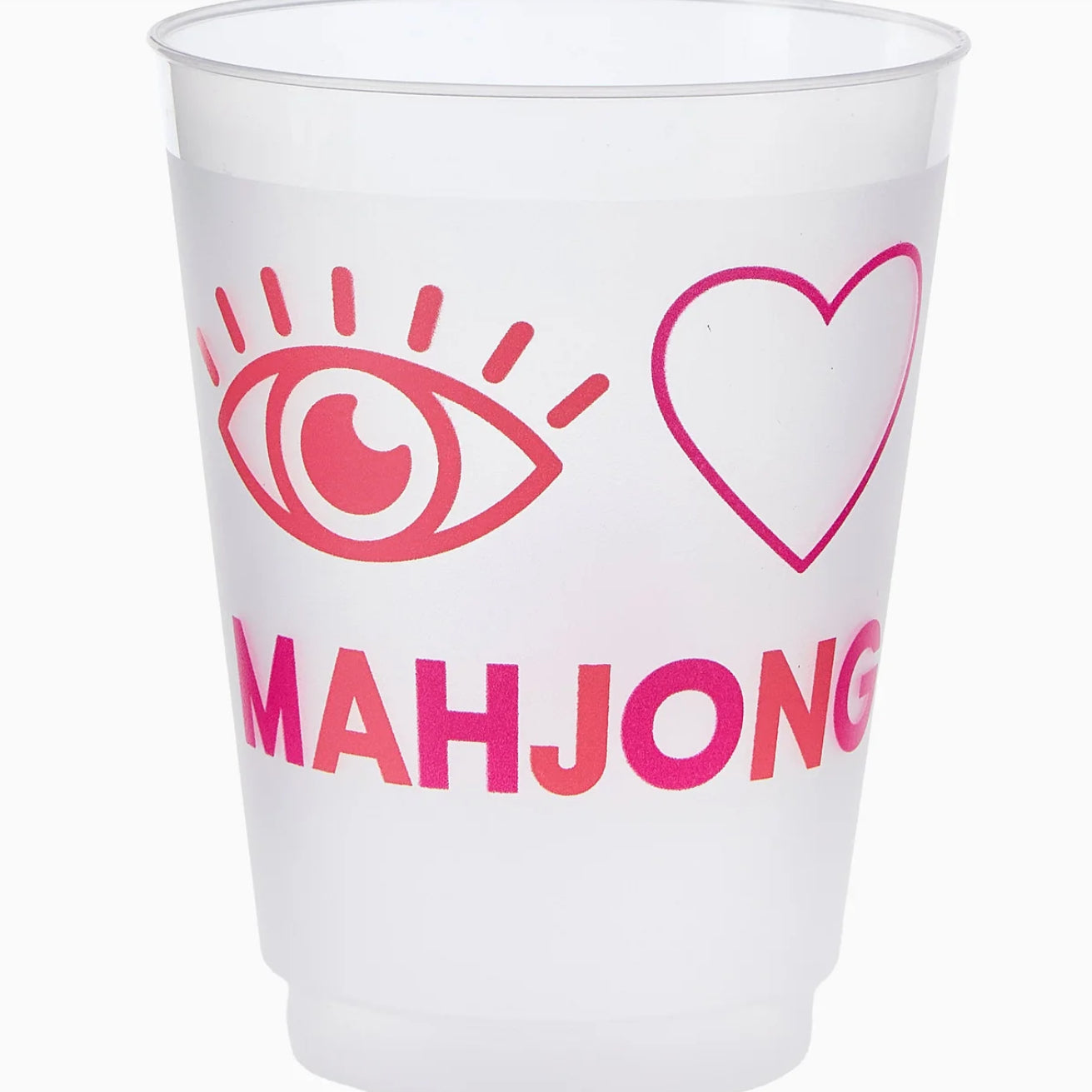 I Heart Mahjong Cups