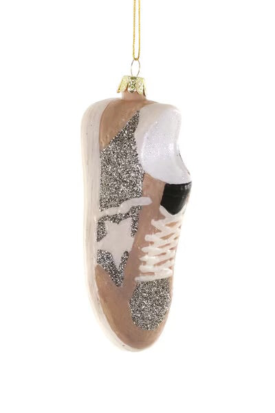 LUXE STAR SNEAKER-SILVER ORNAMENT