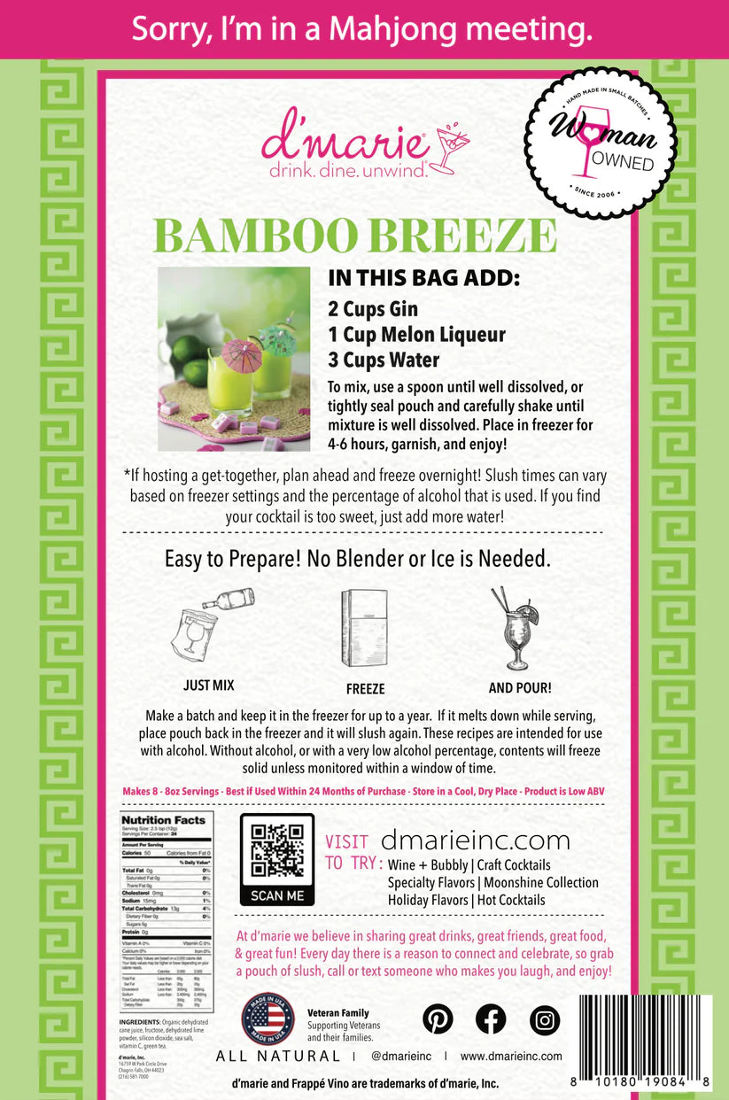 Bamboo Breeze Cocktail Slush Mix