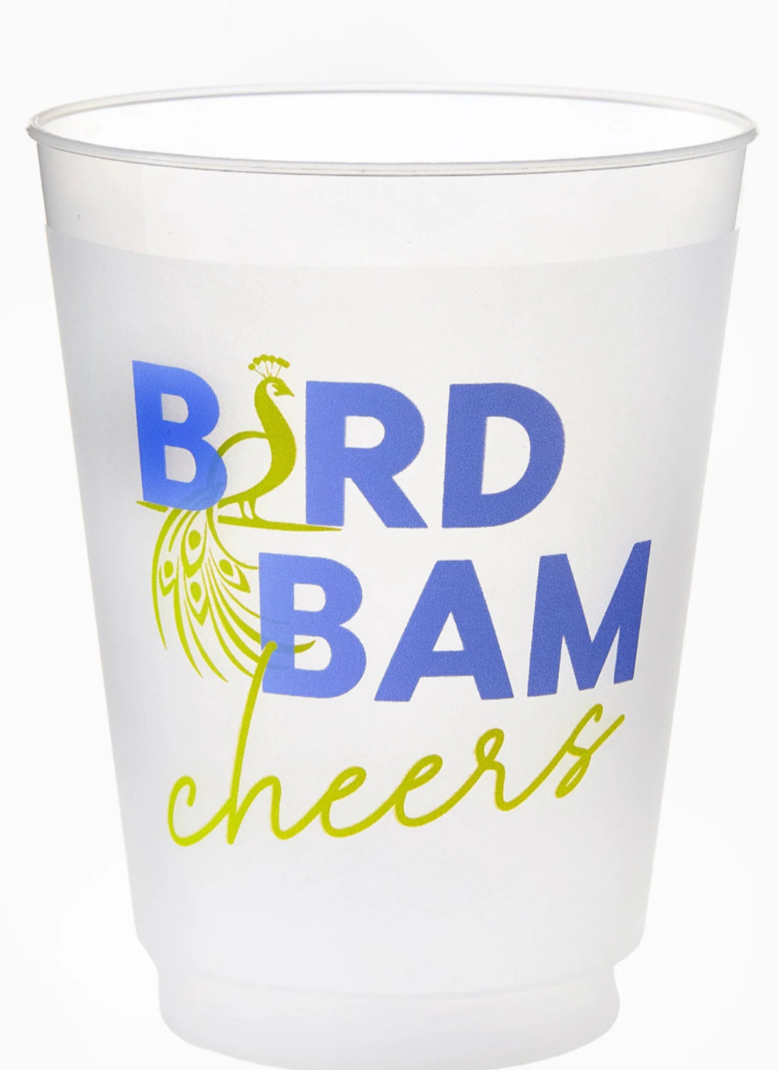 Bird Bam Cheers Frosted Cups
