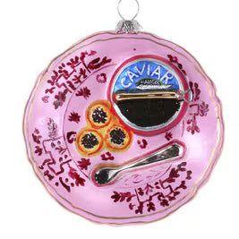 Plated Caviar Ornament