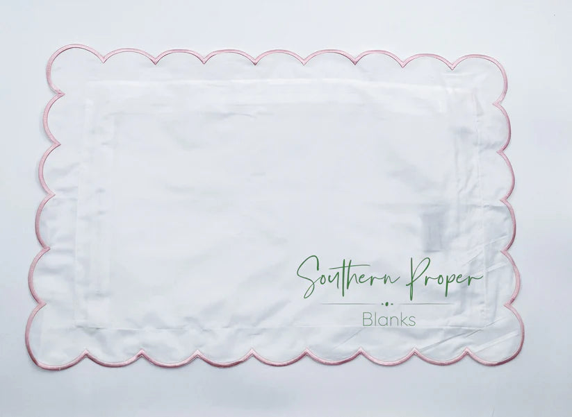 Pillowcase - Scalloped Edge