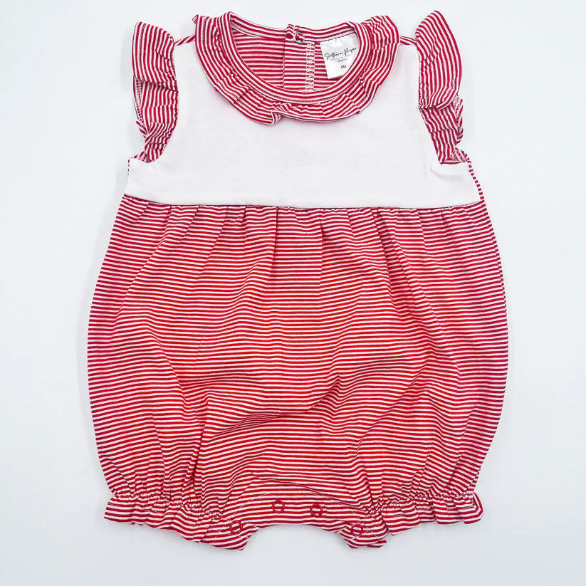 Romper - Red Striped Girl