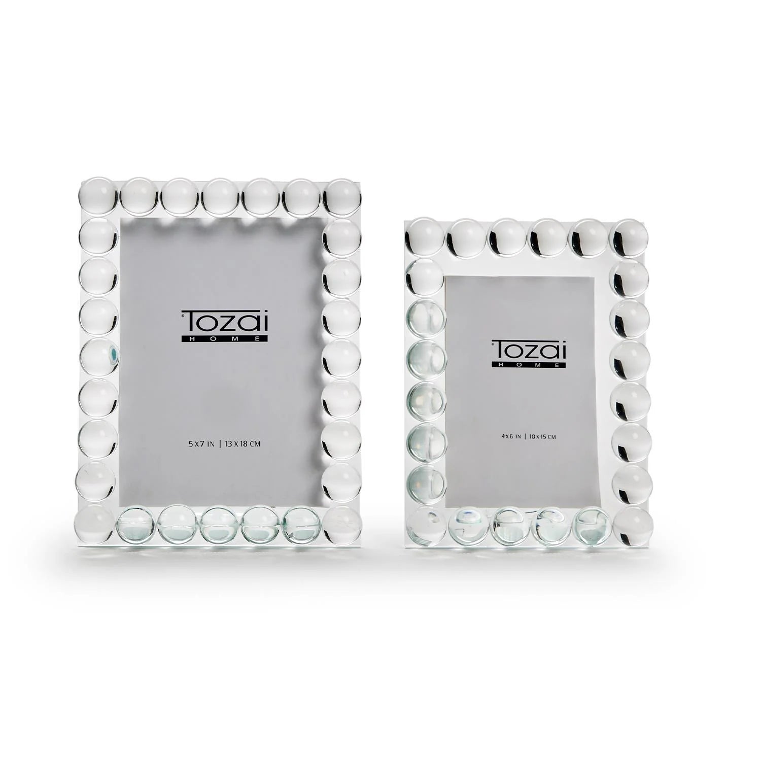 Bubble Crystal Glass Photo Frame 5x7