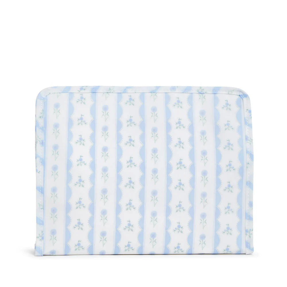ROADIE MEDIUM zip pouch-Ribbon Floral