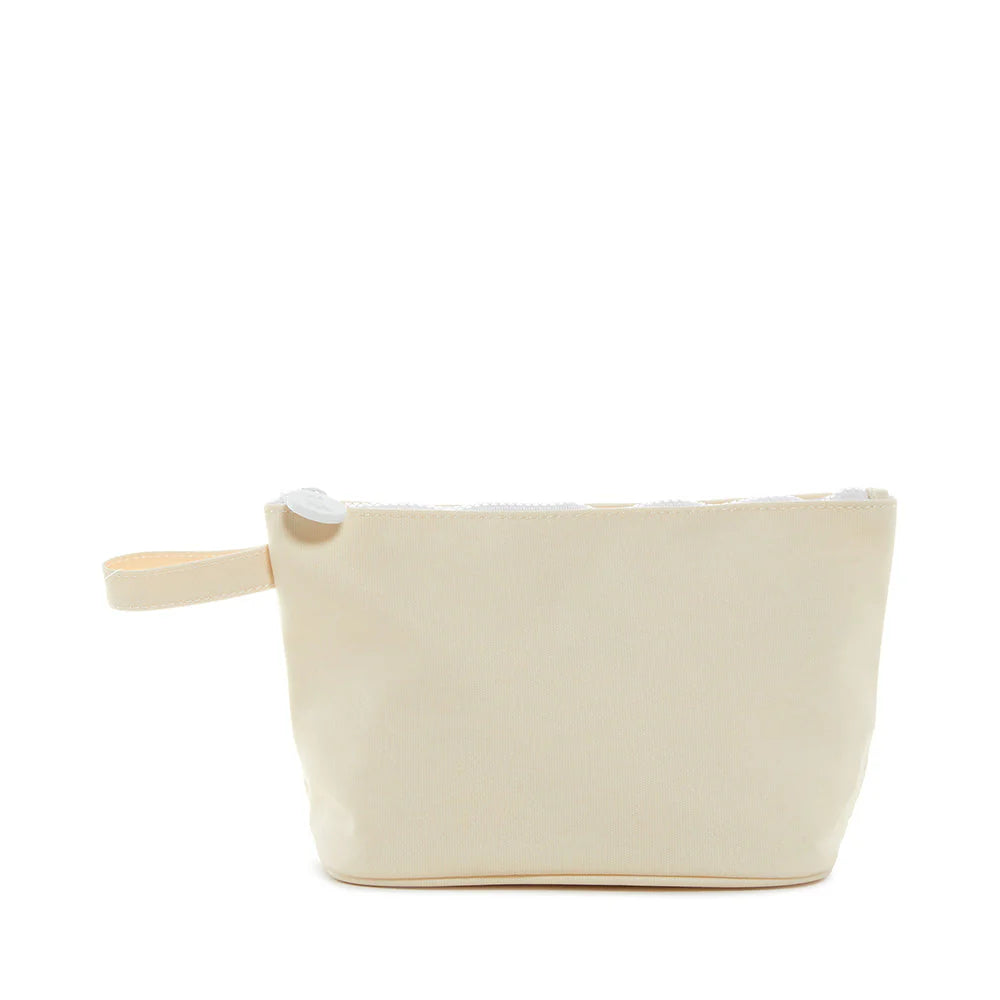 Skipper Coated Canvas Natural Zip Pouch