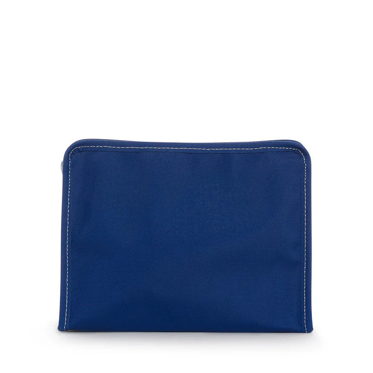 Medium Roadie Blue Bell Zip Pouch