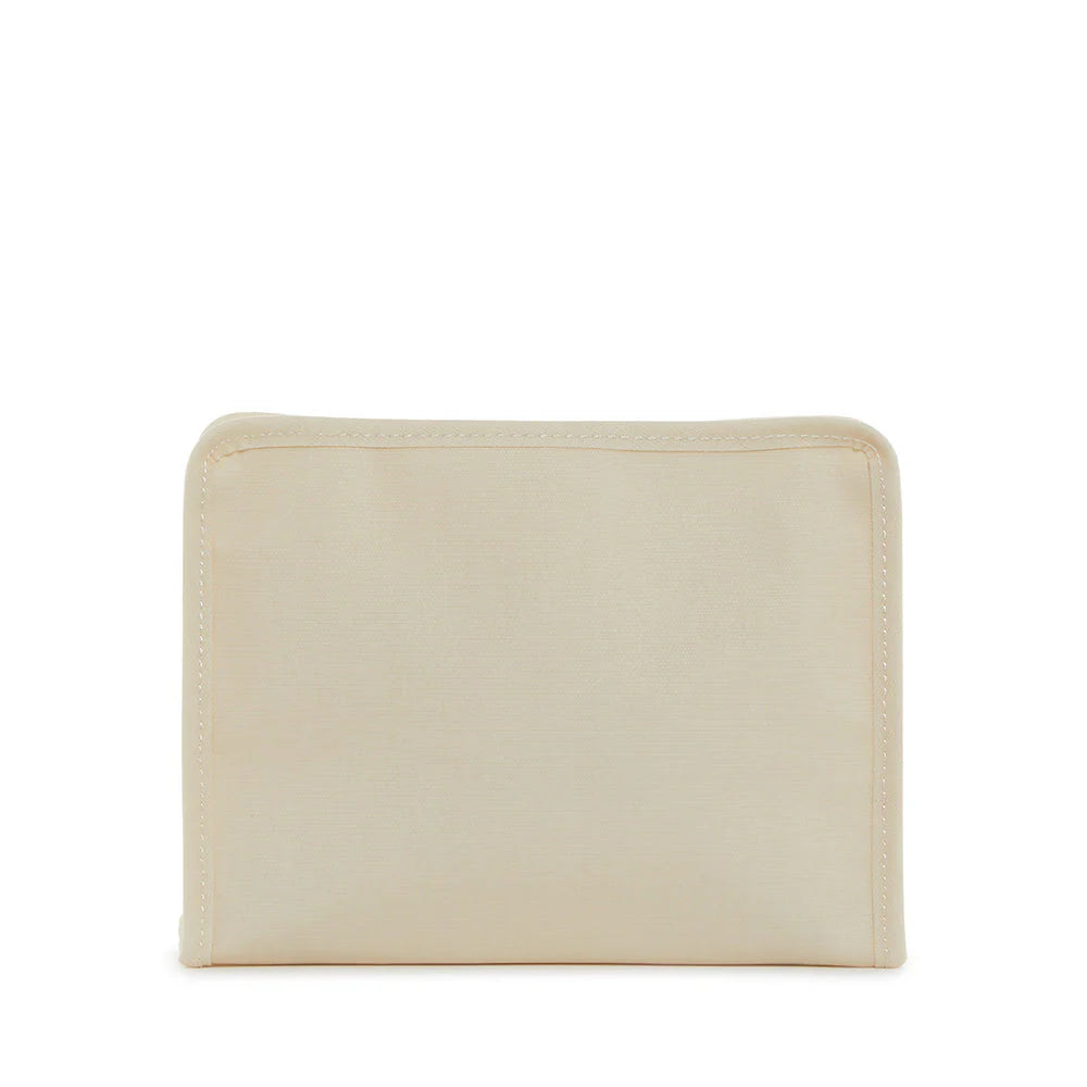 Medium Roadie Natural Zip Pouch