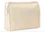 Large Roadie Pimlico Stripe Sand Zip Pouch