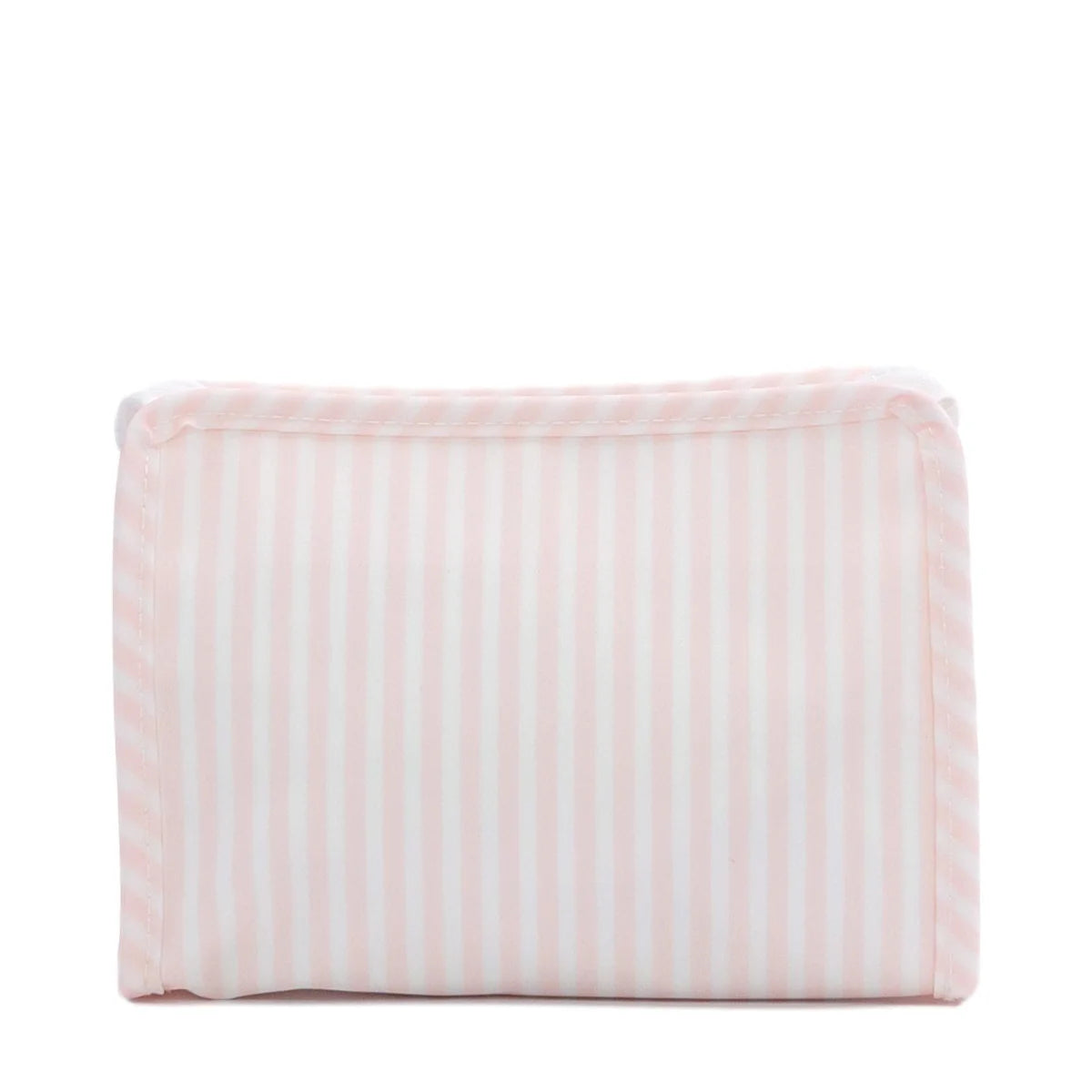 Small Roadie Pimlico Stripe Pink Zip Pouch