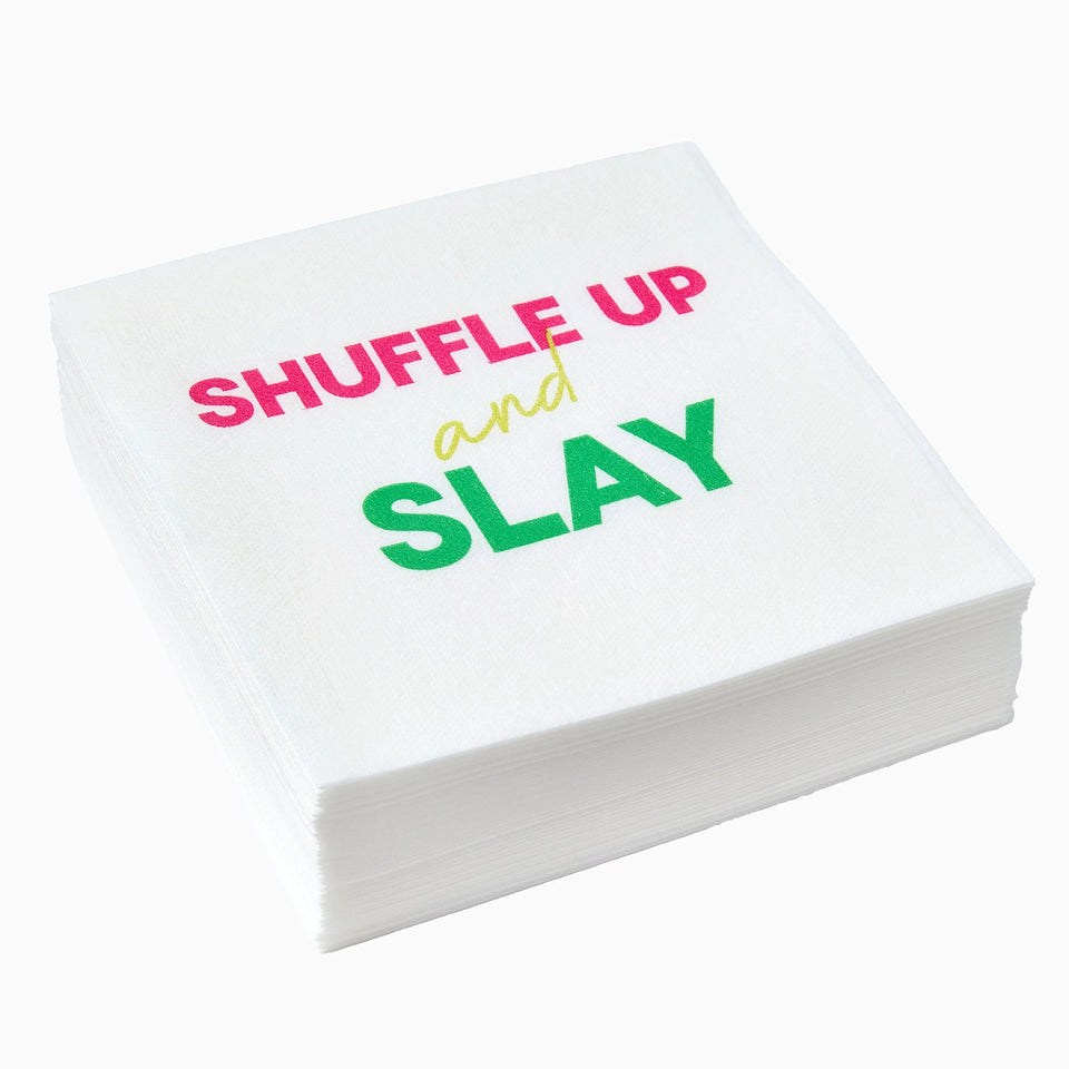 Shuffle up and Slay napkins