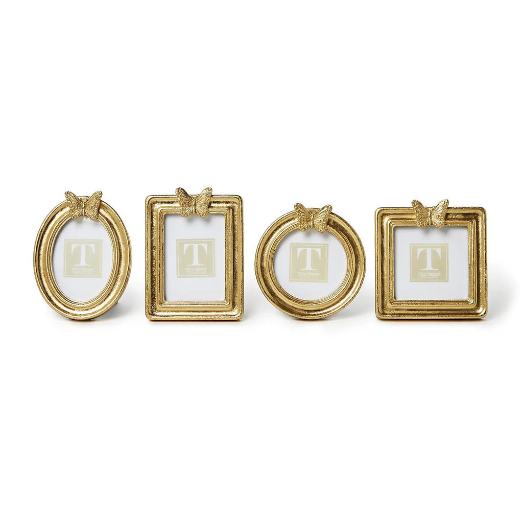 Golden Butterfly Frame 2.5x3.5