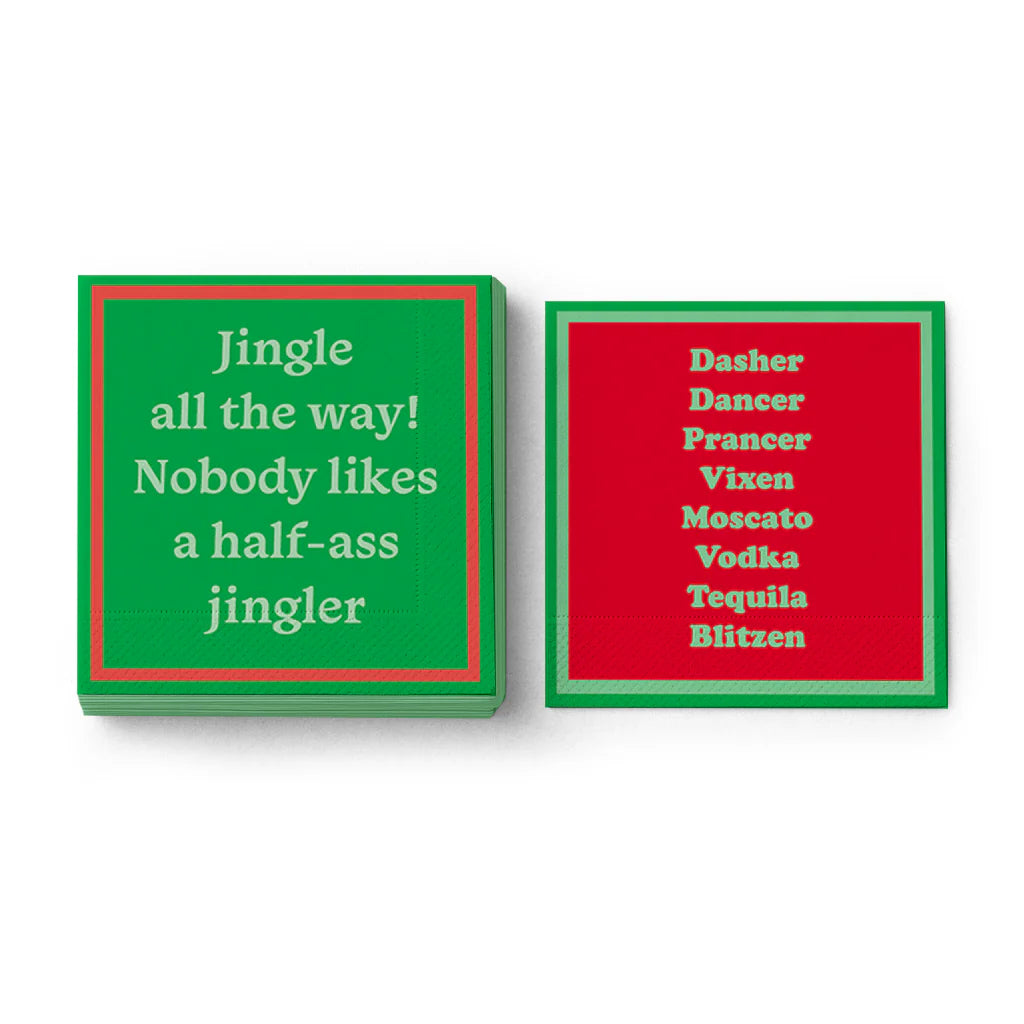 Blitzen Christmas Napkin