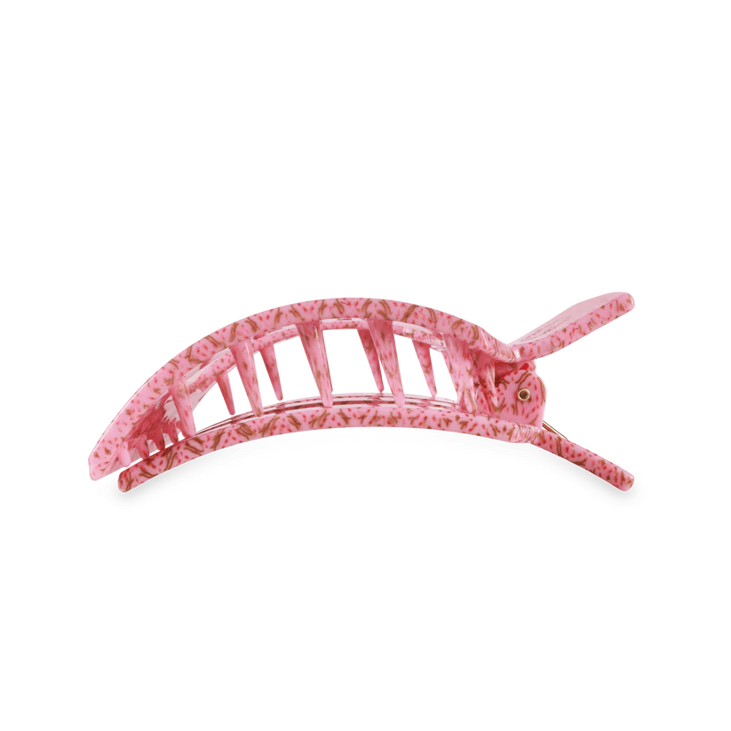 Berry Cozy Large Flat Square Hair Clip